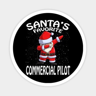 Santas Favorite Commercial Pilot Christmas Magnet